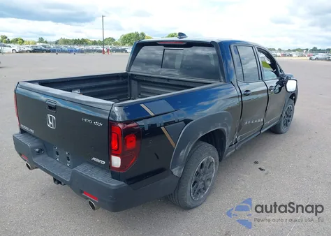 2023 Honda Ridgeline Black Edition z USA, uszkodzony, nr VIN 5FPYK3F86PB012992